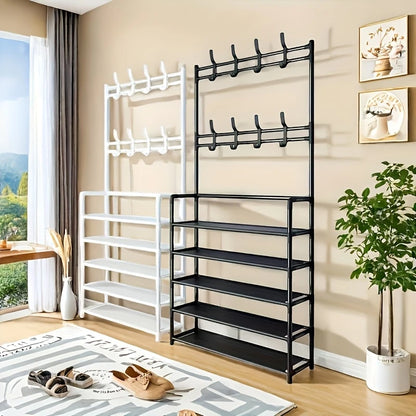 Multifunctional Organizer Shelf With Hooks + Free Shipping 