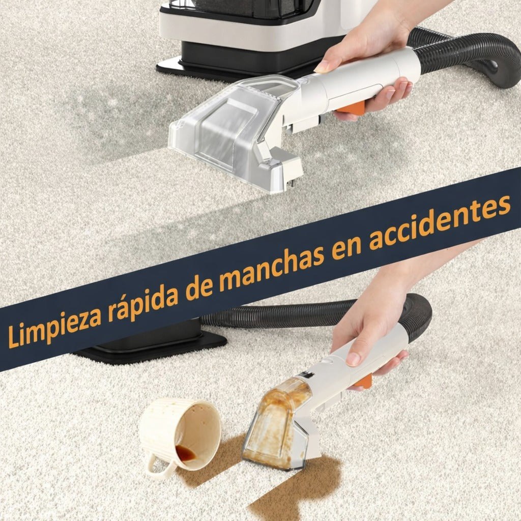 Aspiradora Portátil Multiusos Lava Alfombras, Tapicería y Hogar