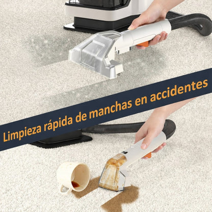 Aspiradora Portátil Multiusos Lava Alfombras, Tapicería y Hogar