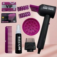 Kit Cepillo Secador De Juguete Para Niñas