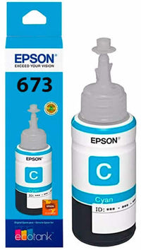 Botella de tinta Epson 673 cian T673220-AL