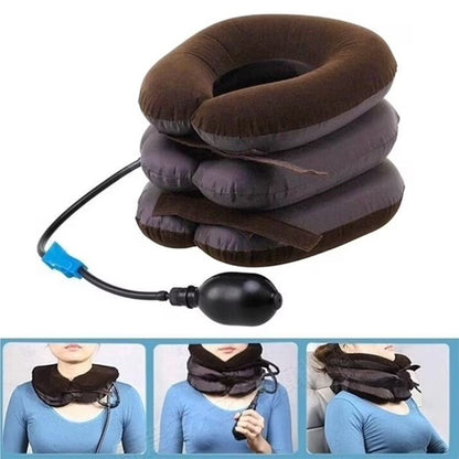 Almohada Cervical Inflable 3 Niveles