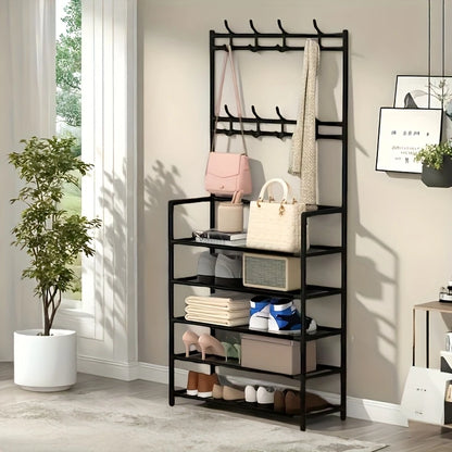 Multifunctional Organizer Shelf With Hooks + Free Shipping 