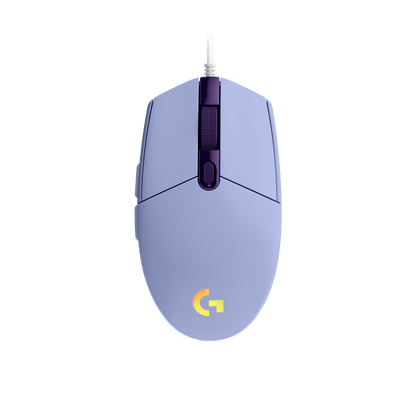 Mouse gamer Logitech G203 LIGHTSYNC lila