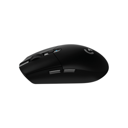 Mouse Logitech G305 Lightspeed negro perfil lateral