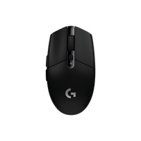 Mouse Logitech G305 Lightspeed negro vista superior