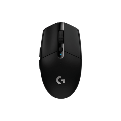 Mouse Logitech G305 Lightspeed negro vista superior