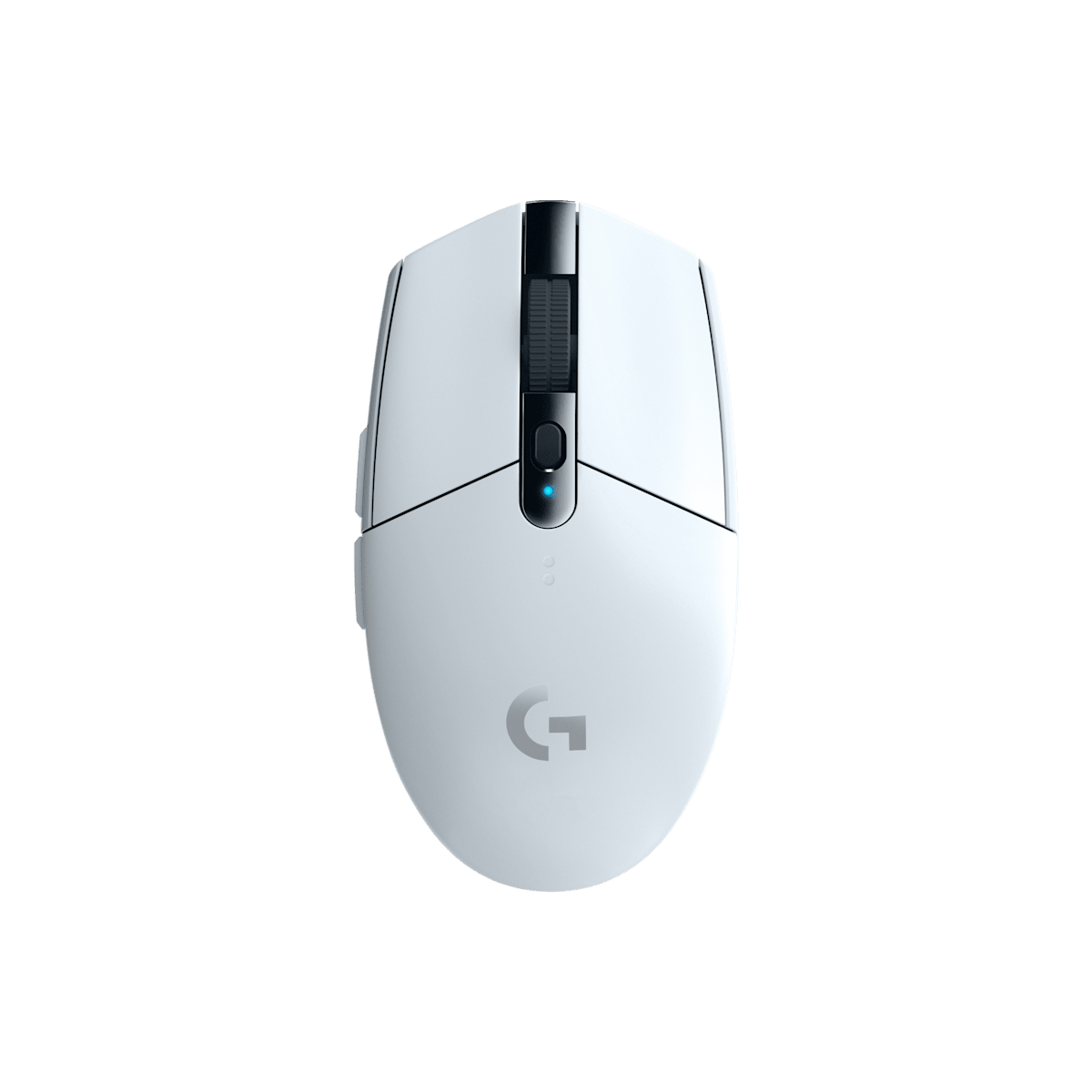Mouse Logitech G305 Lightspeed blanco vista superior