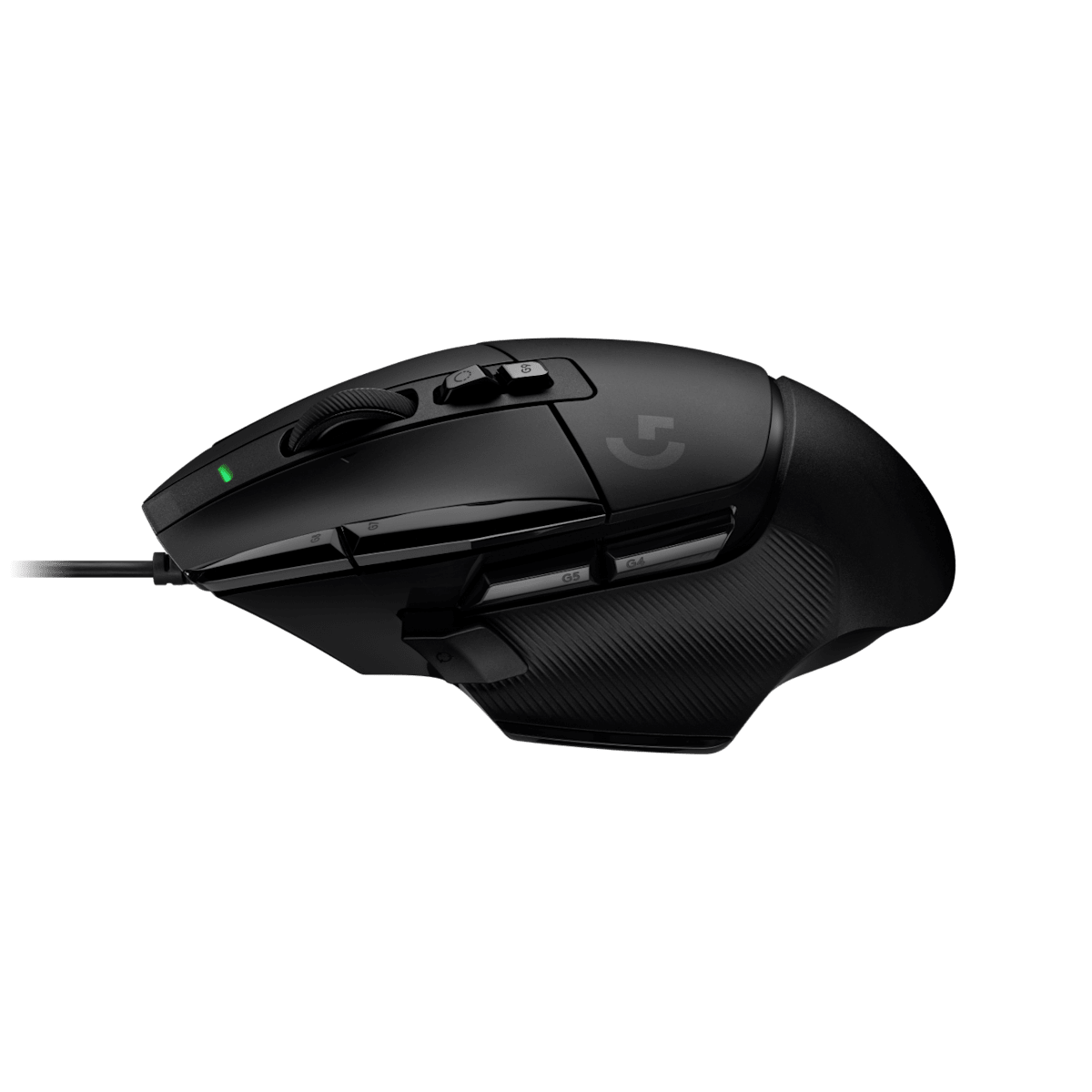 Mouse gamer Logitech G502 X negro vista en ángulo