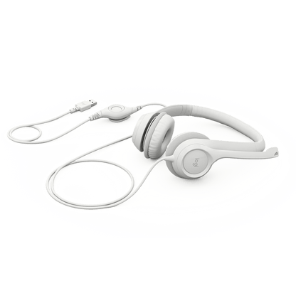Diadema Logitech H390 blanca conector USB