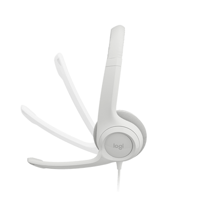 Diadema Logitech H390 blanca micrófono