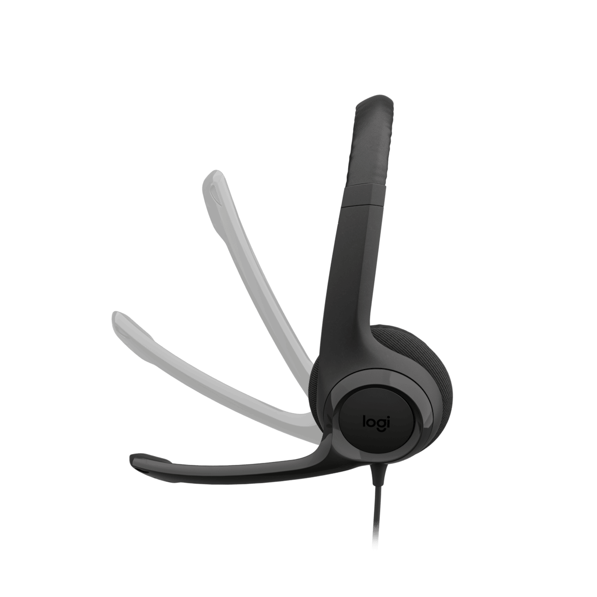 Diadema Logitech H390 vista en ángulo