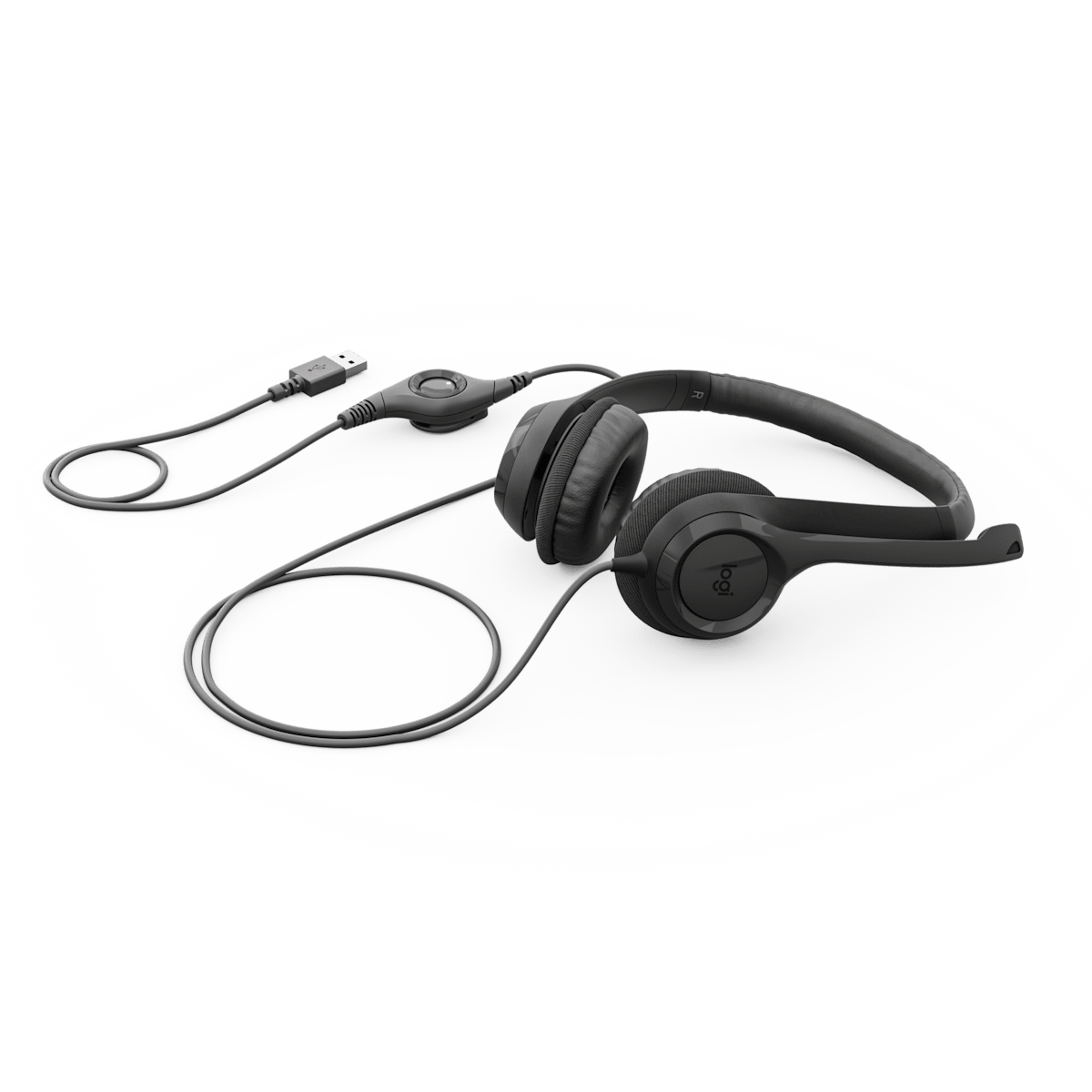 Diadema Logitech H390 conector USB-A