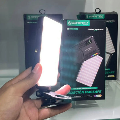 Holder de Luz Magnético Sofistek SK-M20 RGB con Pantalla