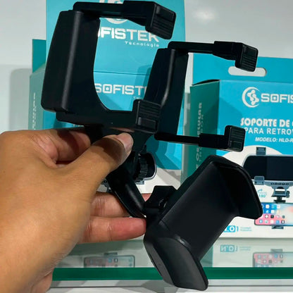 Holder de Celular para Retrovisor Sofistek HLD-RET01 Doble Giro 360°