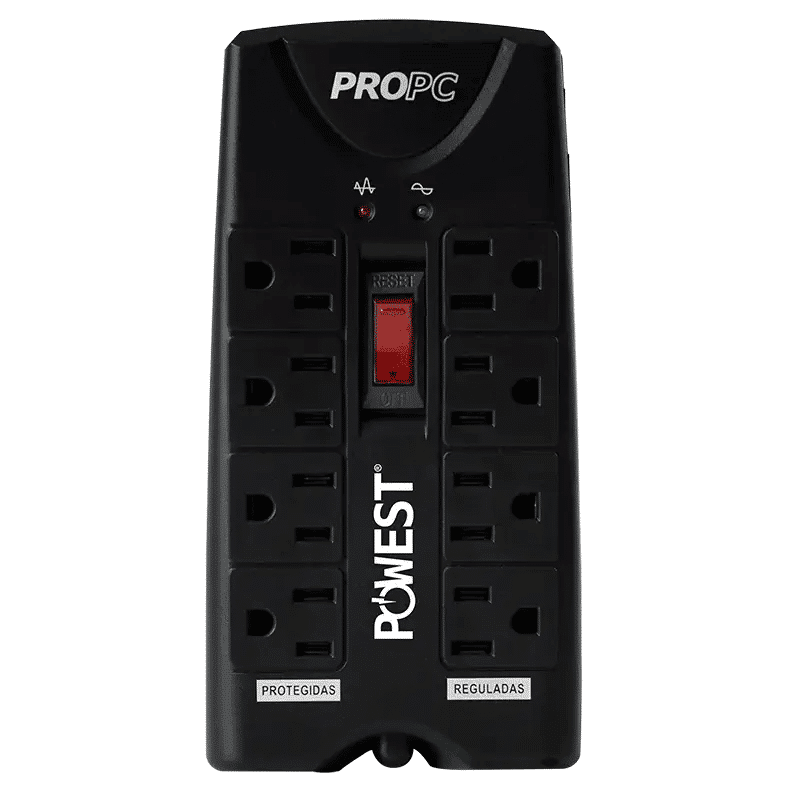 Regulador de voltaje Powest PROPC1000 vista 2