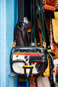 Cartera de cuero tradicional 