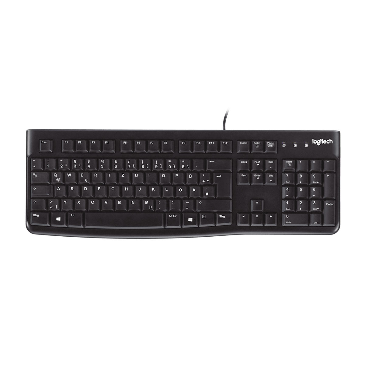 Teclado Logitech K120 USB vista superior