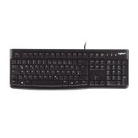 Teclado Logitech K120 USB vista superior