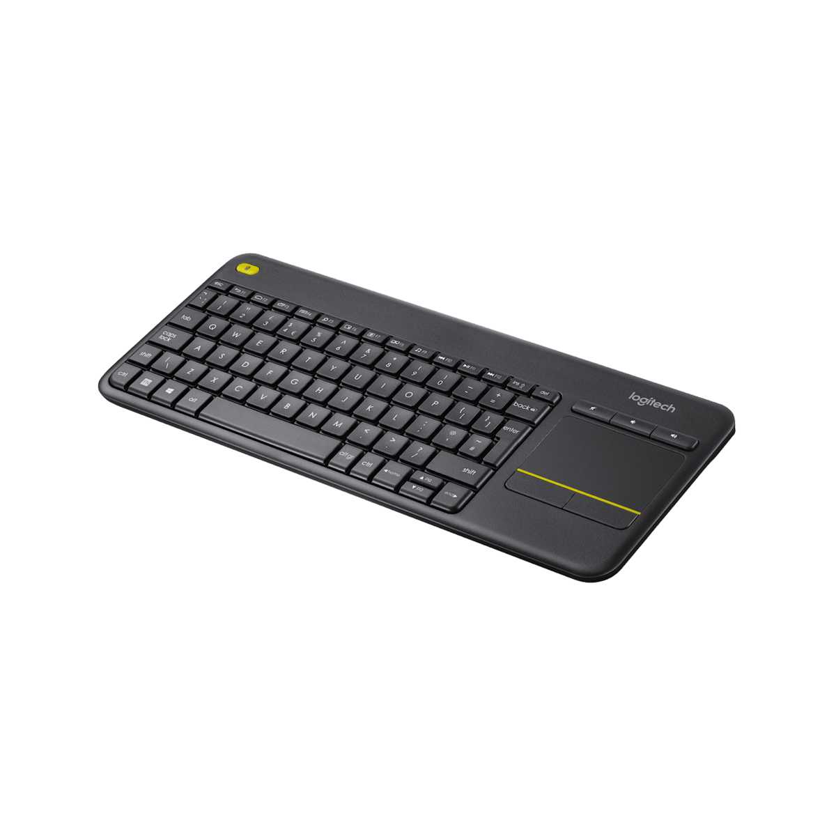 Teclado Logitech K400 Plus negro detalle