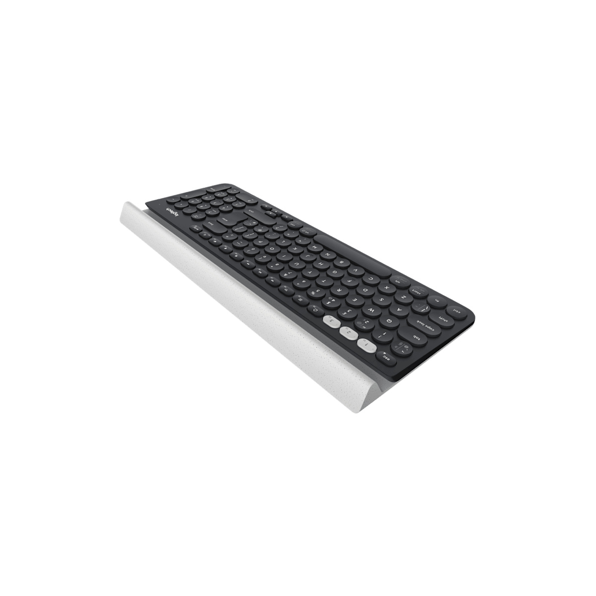 Teclado Logitech K780 vista lateral