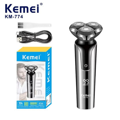 Afeitadora Eléctrica Rotativa Kemei KM-774