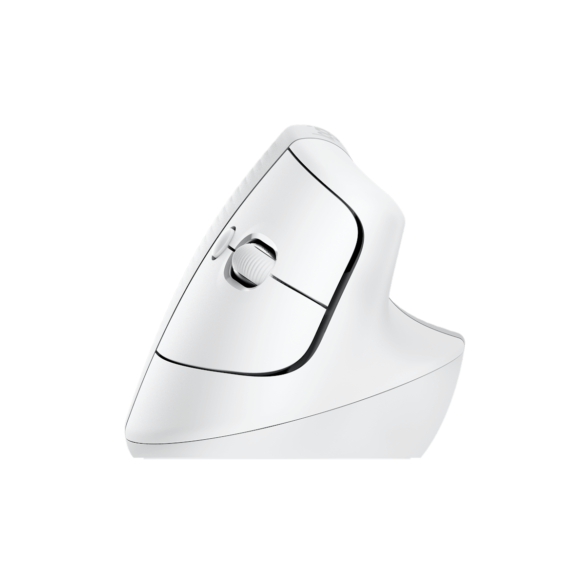 Mouse vertical Logitech Lift blanco vista frontal