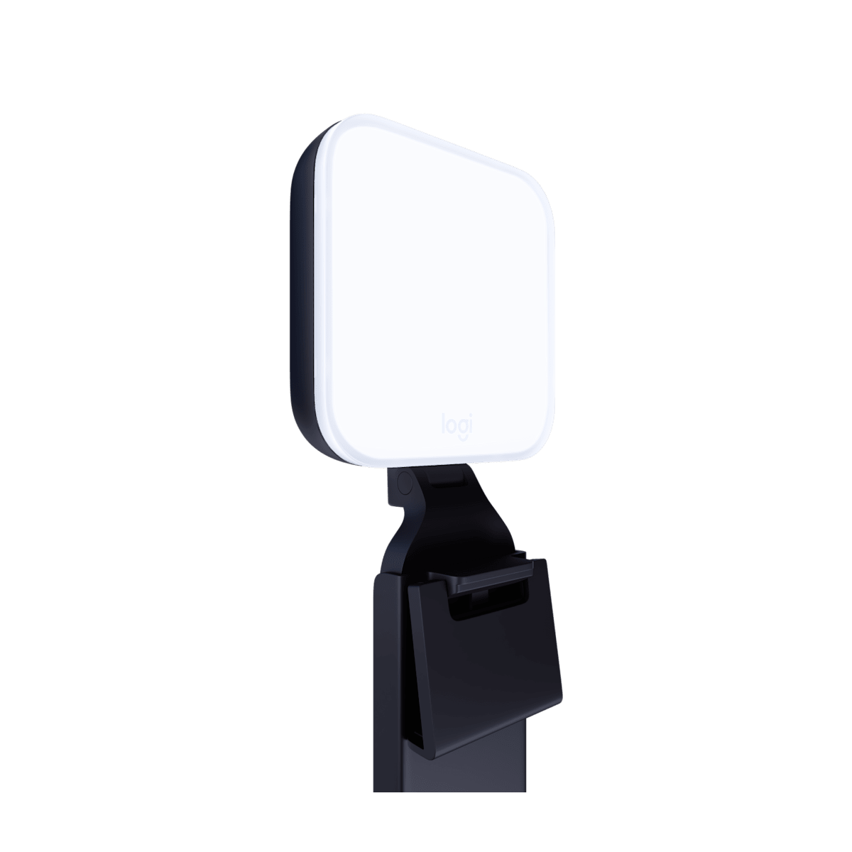 Luz Logitech Litra Glow vista tres cuartos