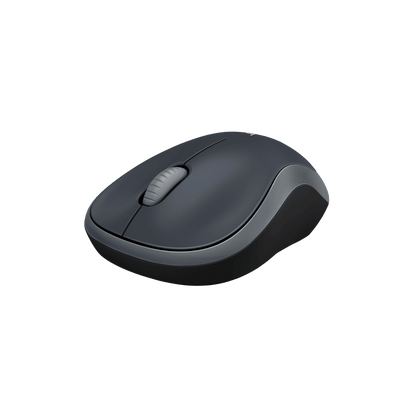 Mouse Logitech M185 gris vista frontal