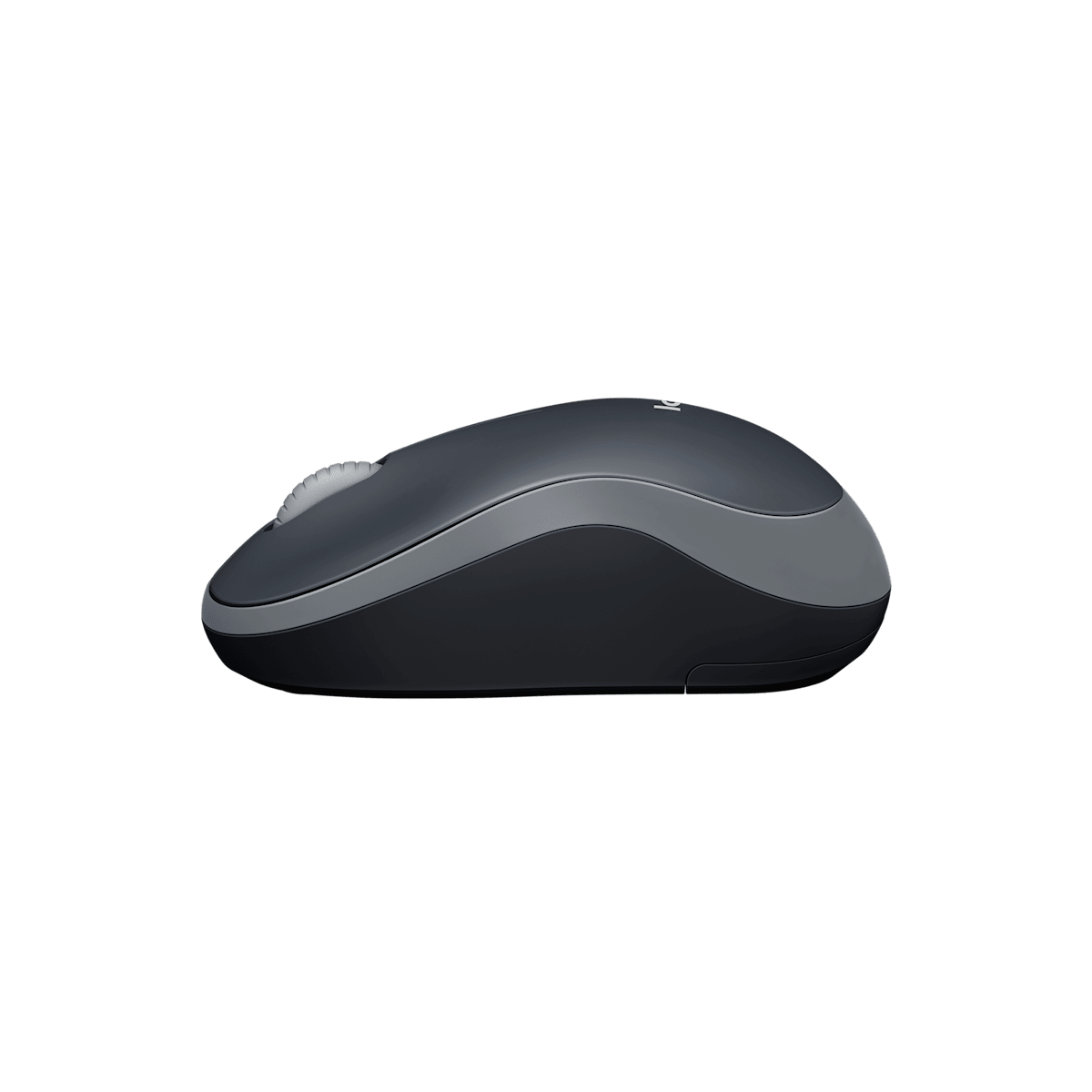 Mouse Logitech M185 gris vista lateral