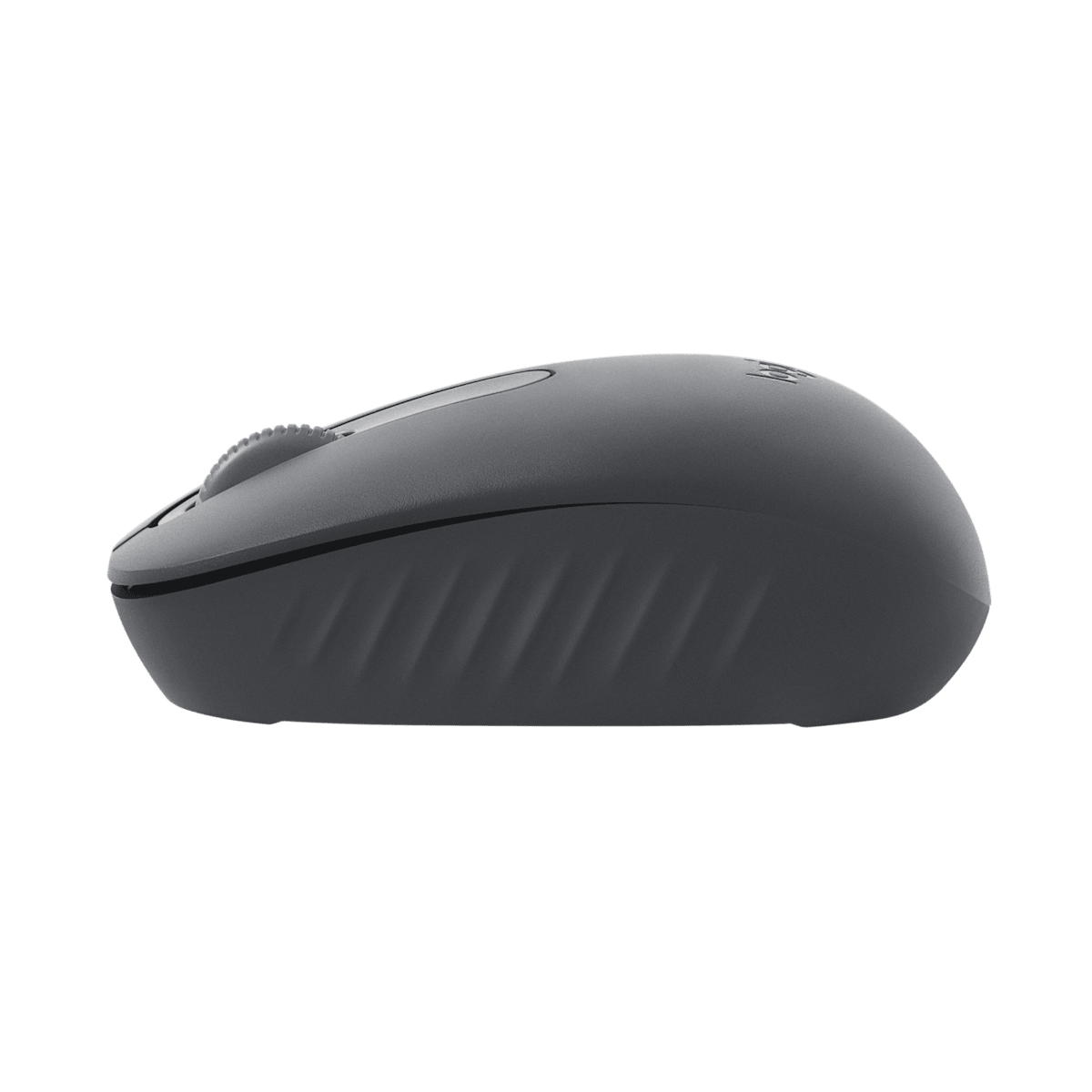Mouse Logitech M196 grafito vista de perfil