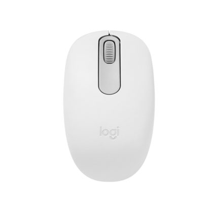 Mouse Bluetooth Logitech M196 blanco vista superior