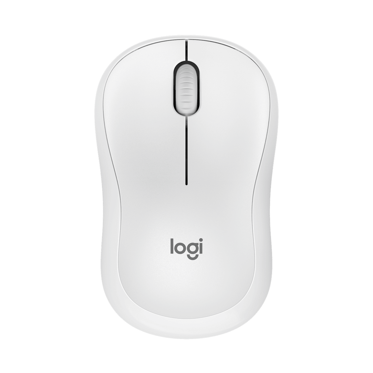 Mouse Logitech M240 Silent blanco vista superior
