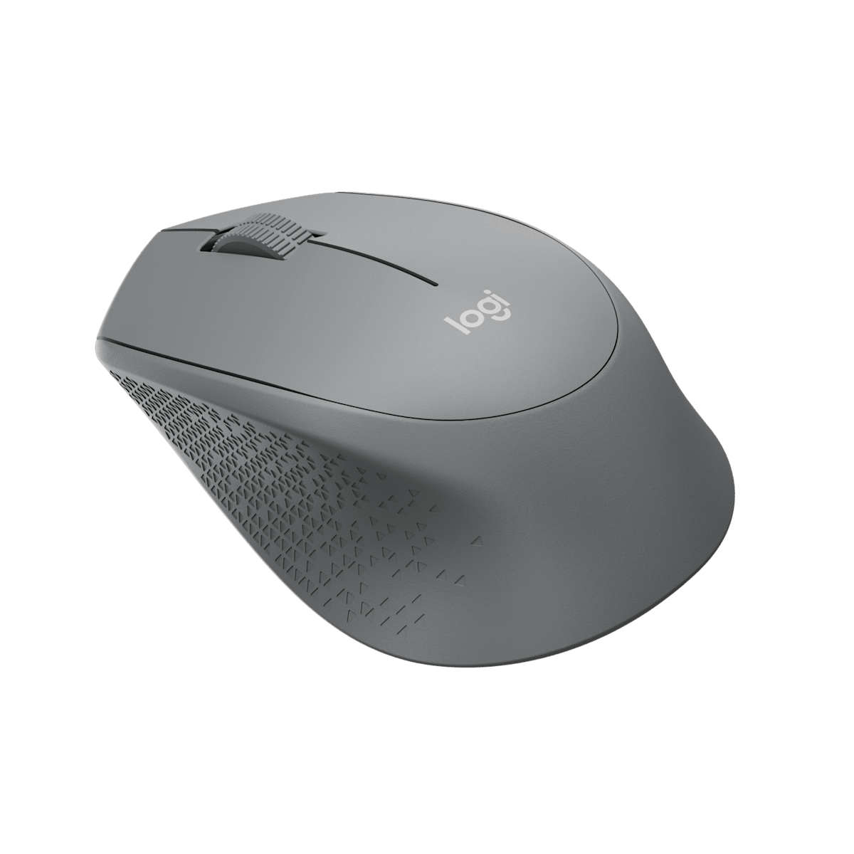 Mouse Logitech M280 gris vista lateral