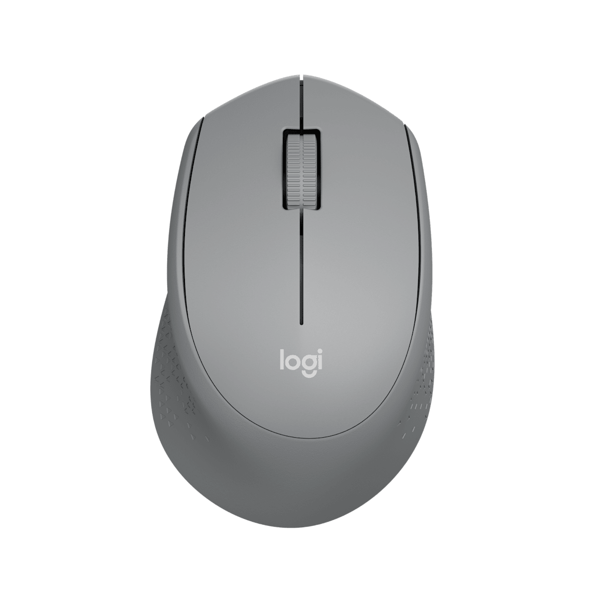 Mouse inalámbrico Logitech M280 gris vista superior