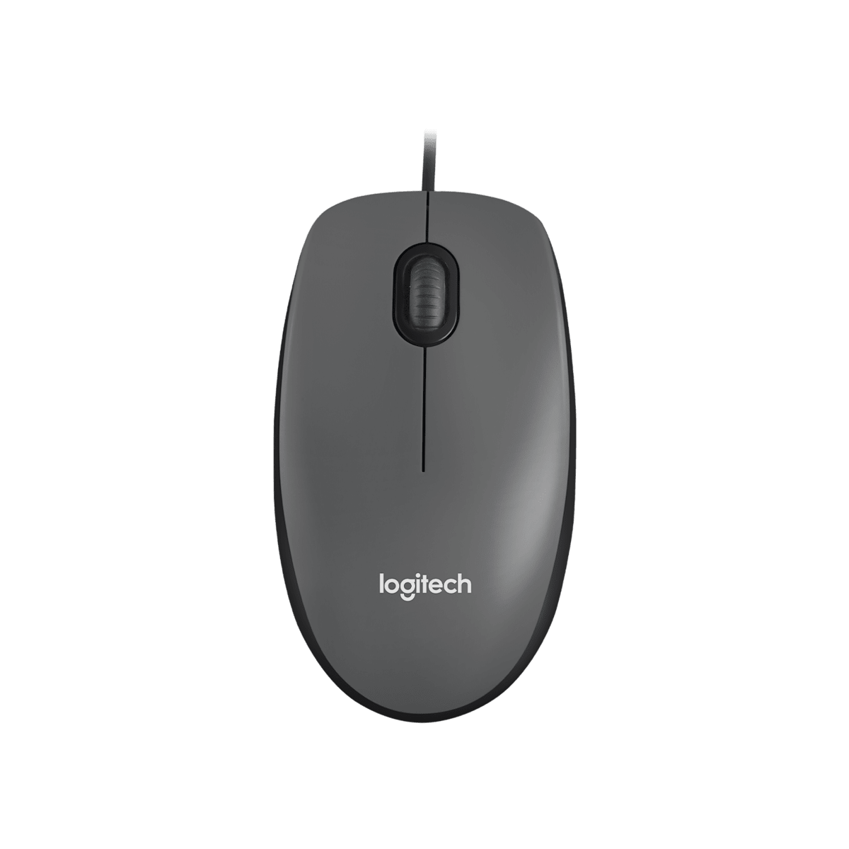 Mouse Logitech M90 negro vista superior