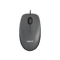 Mouse Logitech M90 negro vista superior