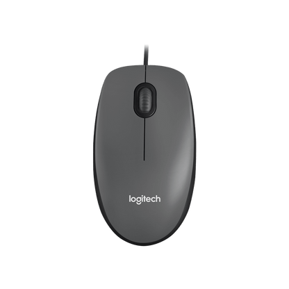 Mouse Logitech M90 negro vista superior
