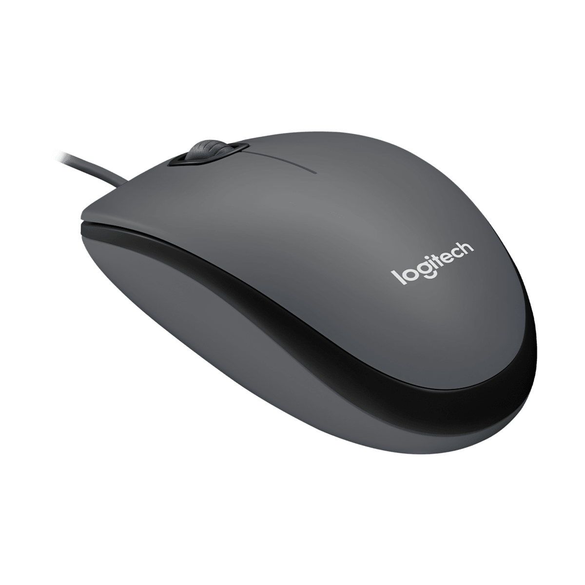 Mouse Logitech M90 negro vista lateral