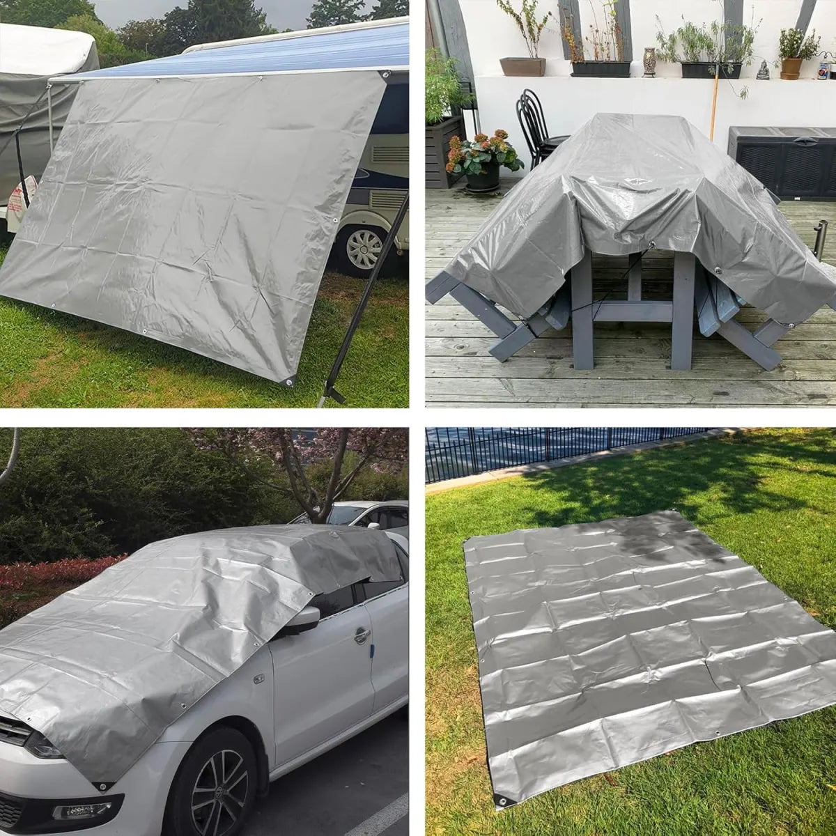 Lona Impermeable Uso Rudo 3.6 x 4.8 m