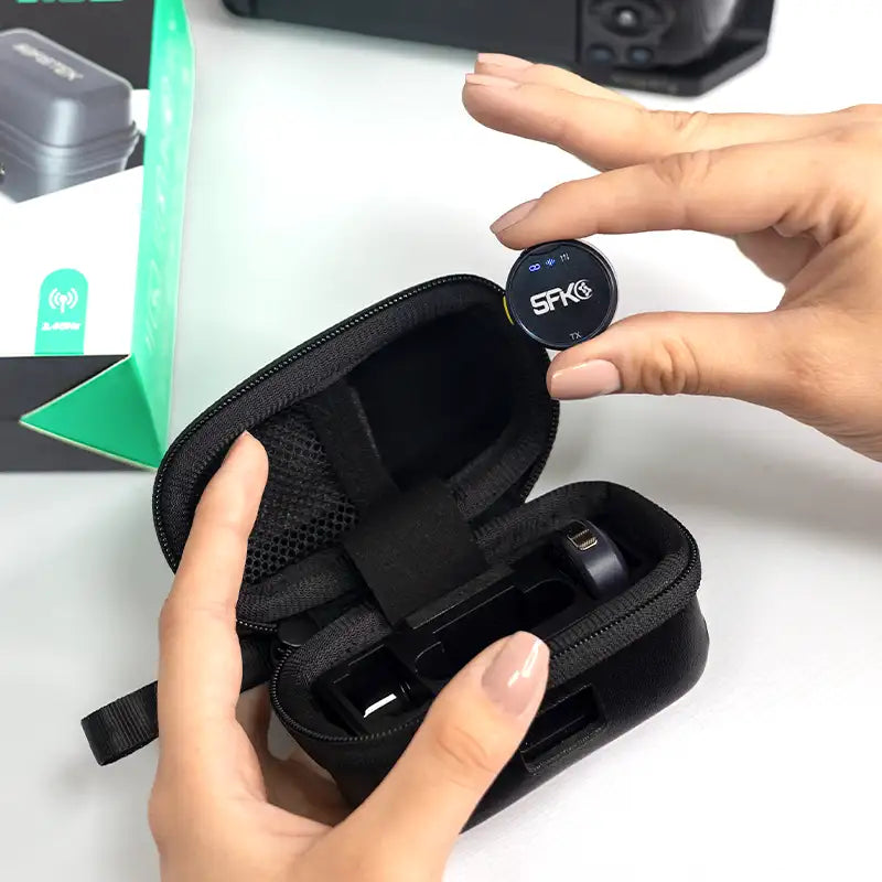 Micrófono Inalámbrico Profesional Sofistek M-SK2 Doble con USB-C y Lightning