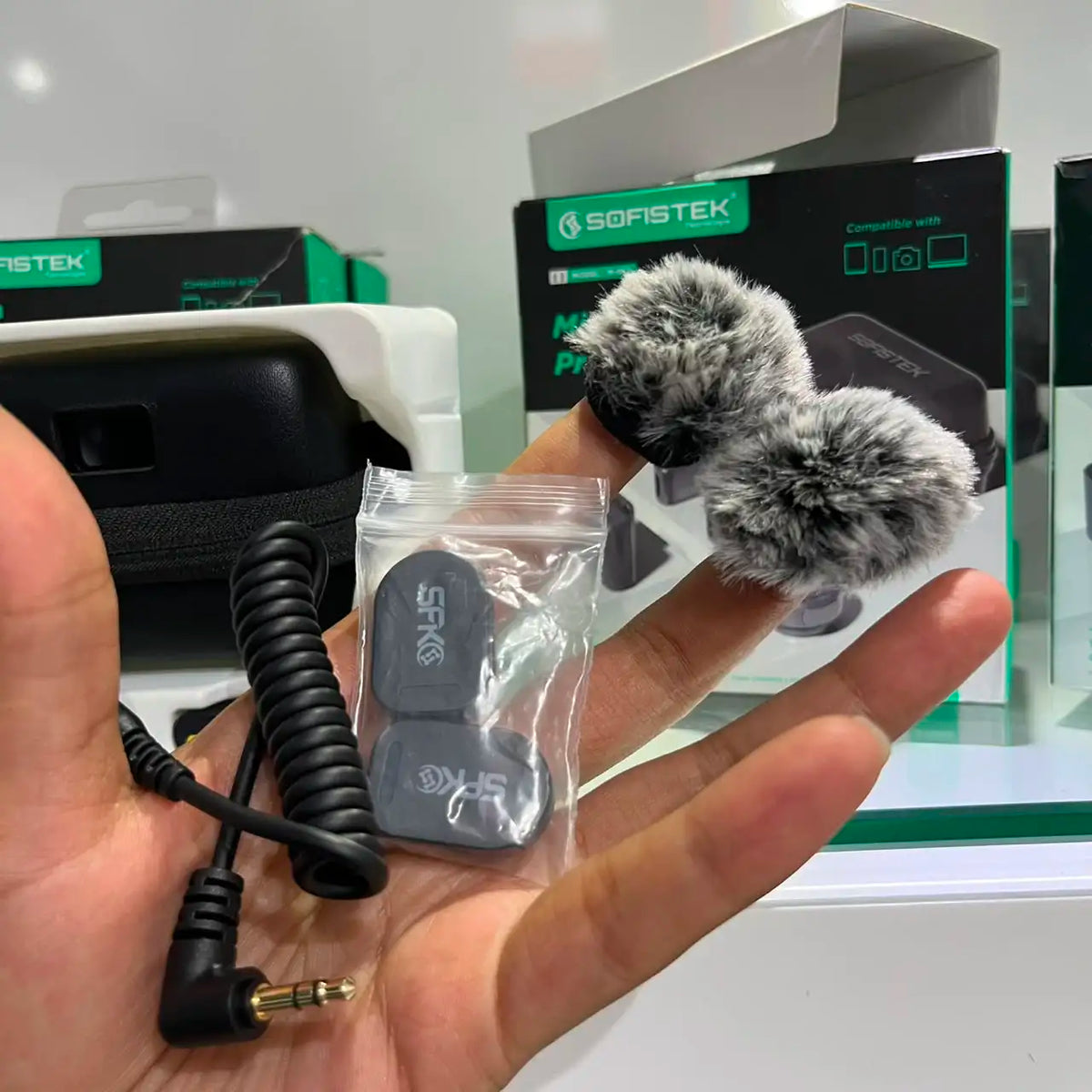 Micrófono Inalámbrico Profesional Sofistek M-SK2 Doble con USB-C y Lightning