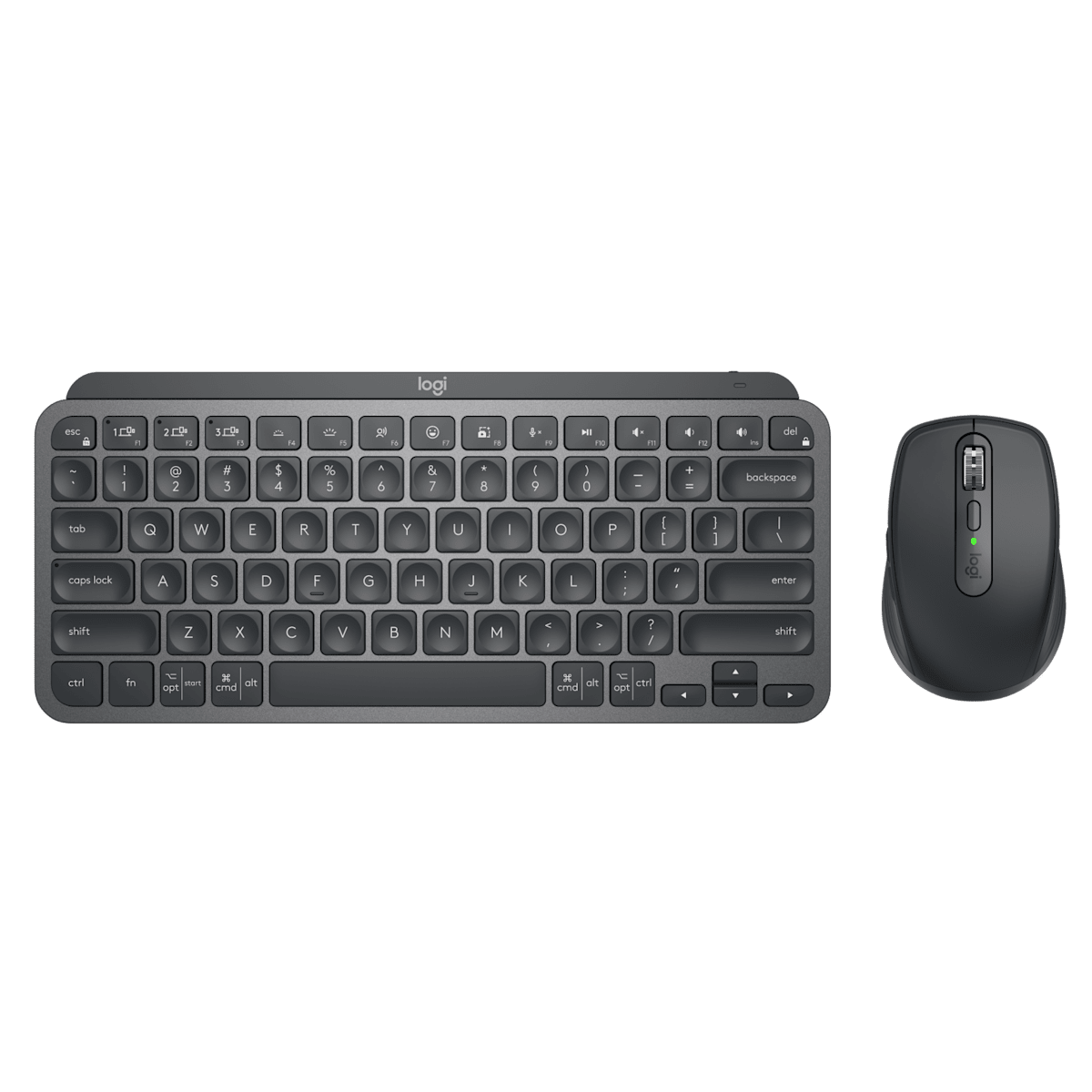 Combo Logitech MX Keys Mini y MX Anywhere for Business grafito