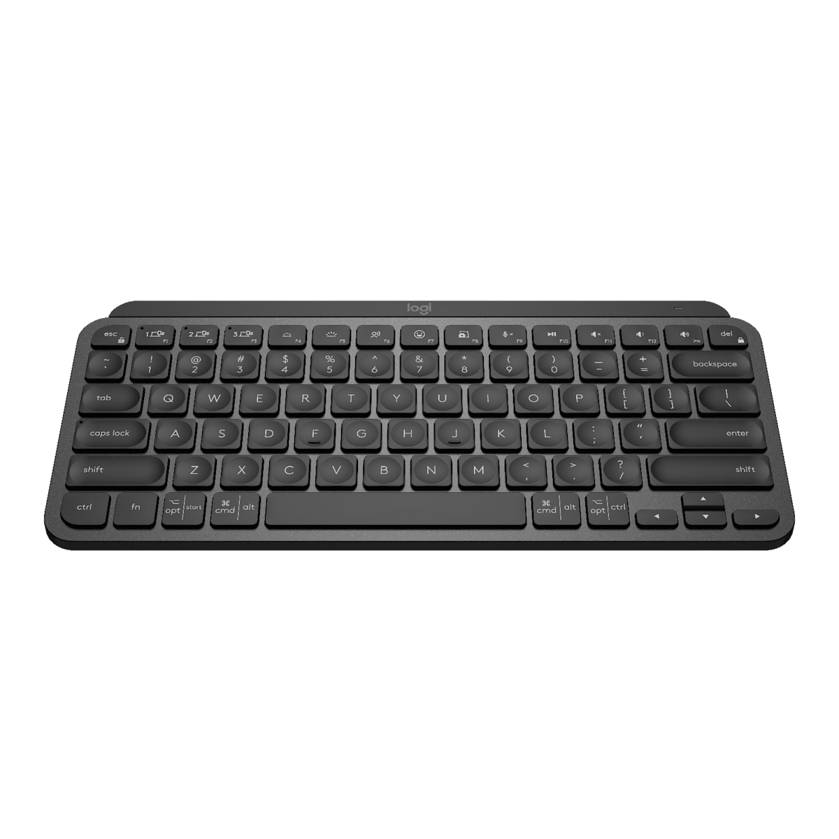 Teclado Logitech MX Keys Mini negro vista frontal