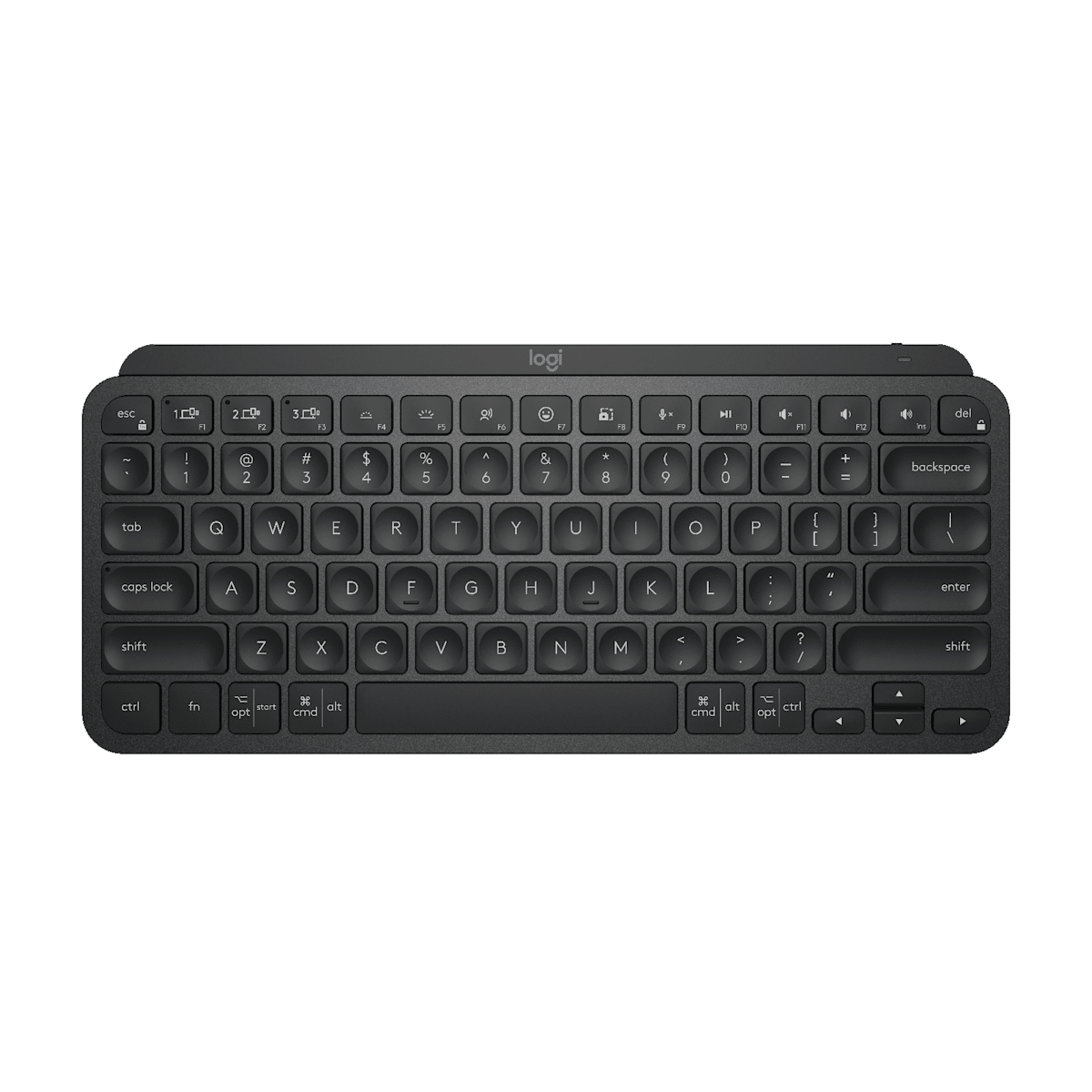 Teclado Logitech MX Keys Mini negro vista superior