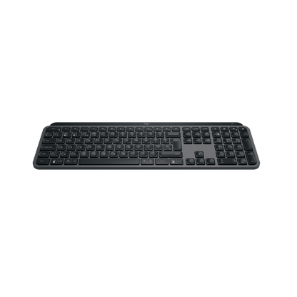 Teclado Logitech MX Keys S grafito vista frontal