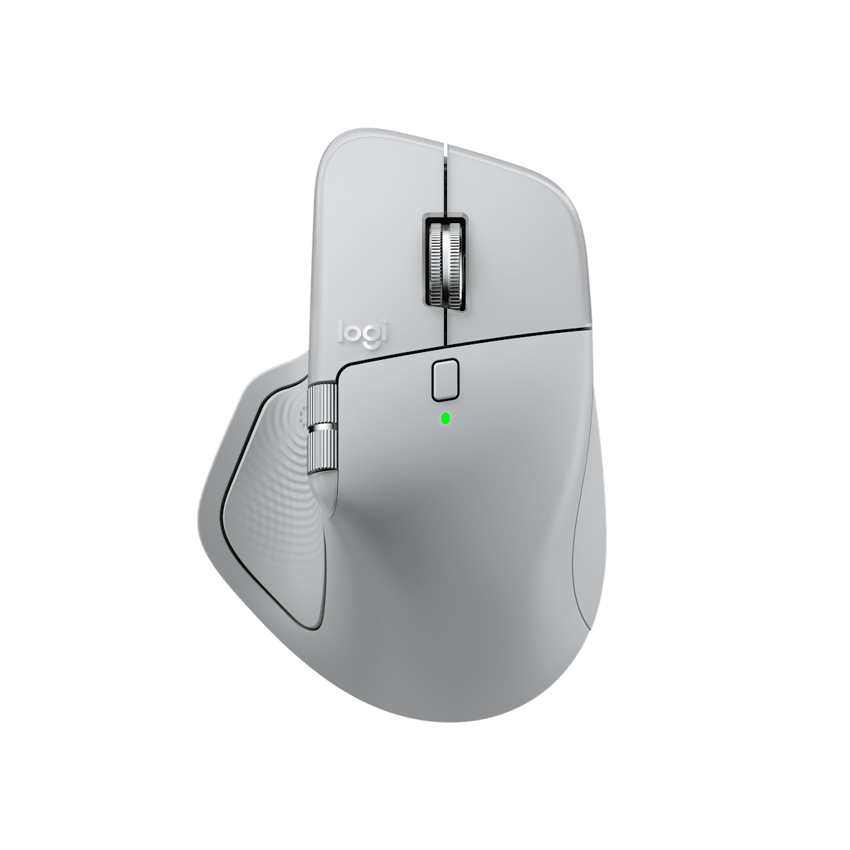 Mouse Logitech MX Master 4 blanco vista superior
