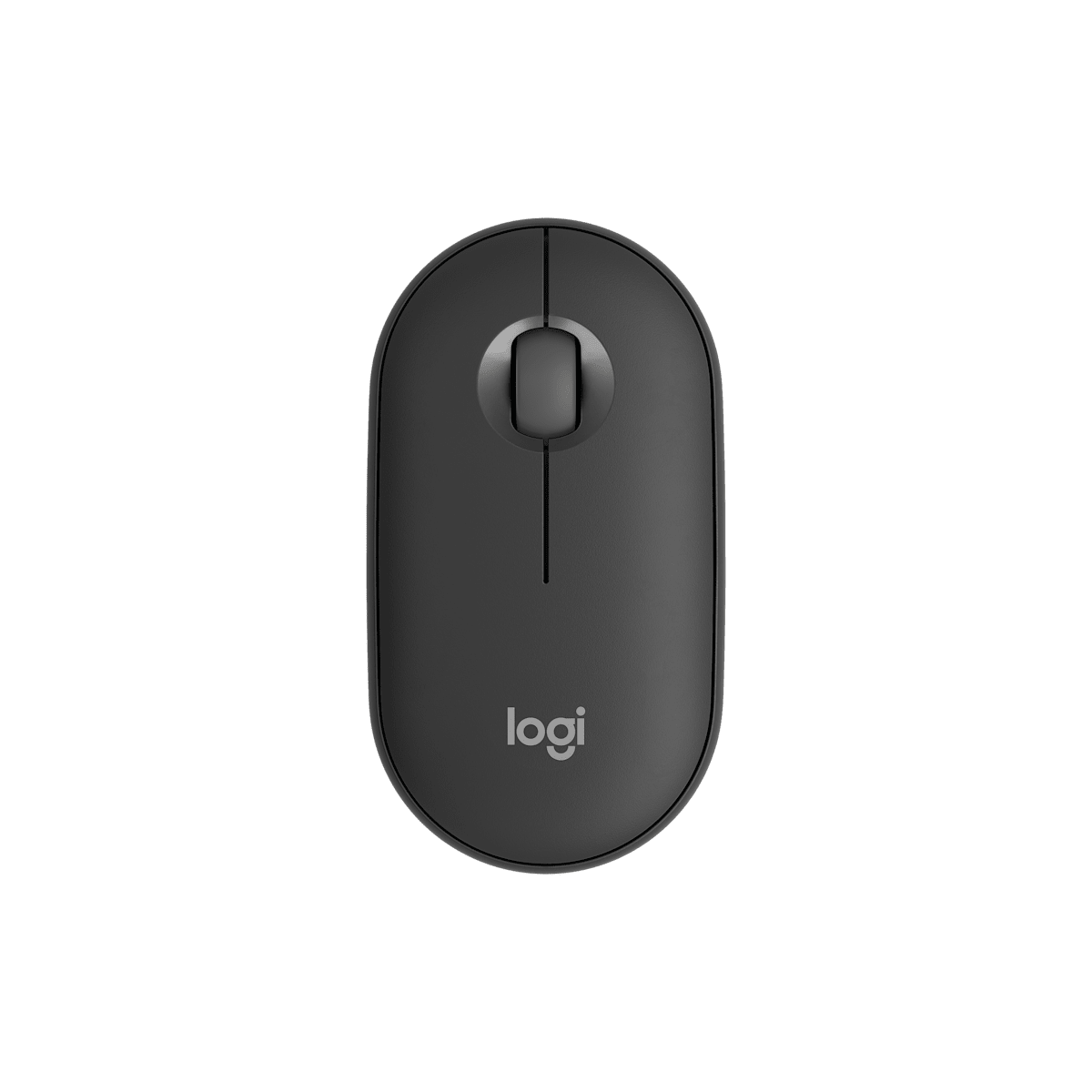 Logitech Pebble Mouse 2 M350s grafito vista superior
