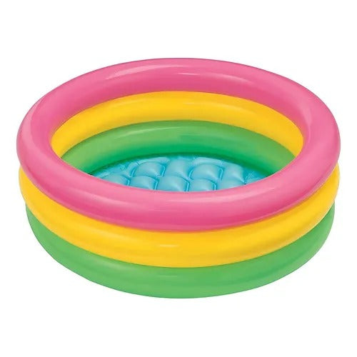 Piscina Inflable Arcoiris Para Bebes 61 CM