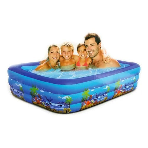 Piscina Inflable Swimming Pool Grande de 2.10 Metros